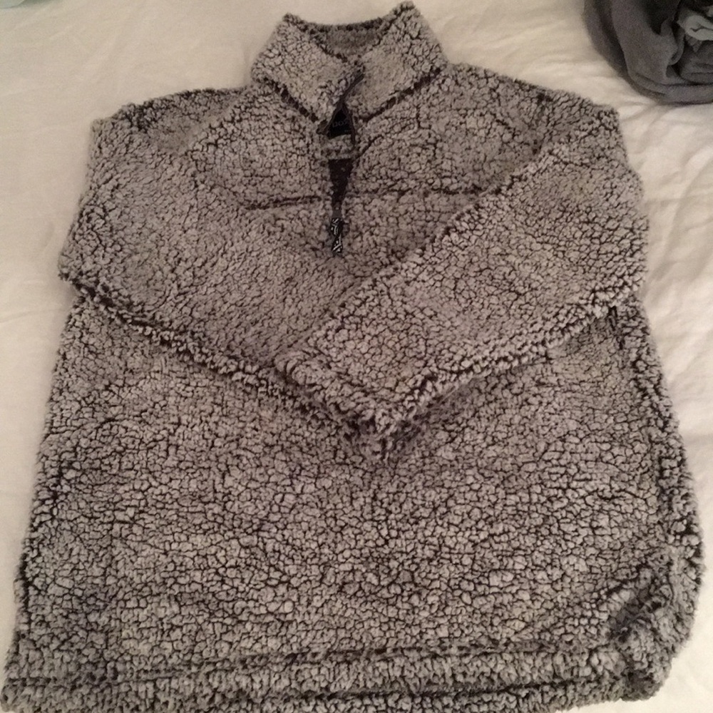 Plush quarter zip